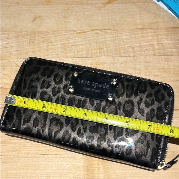 Kate Spade Black and Brown Leopard Wallet - Picture 5 of 6